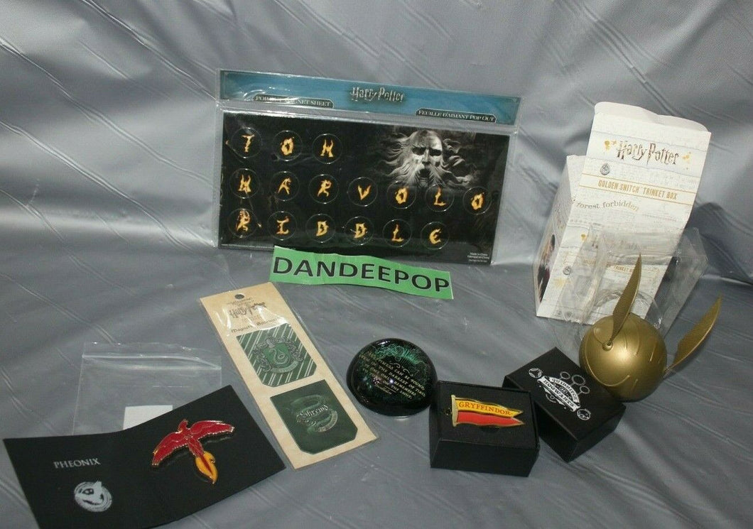 6 Piece Harry Potter Loot Crate Wizarding World Novelty Collectibles And Pins