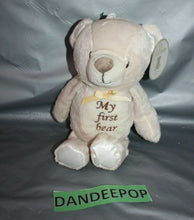 Load image into Gallery viewer, Kelly Baby My First Bear With Rattle Stuffed Animal  Plush 14" Toy
