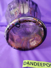 Load image into Gallery viewer, Hand Painted Glass Storage Display Art Container Jar With Lid 250ML 12" tall
