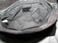 Load image into Gallery viewer, DESMO Designer Black Suede Leather Handbag Evening Bag With Fur Accent
