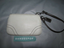 Load image into Gallery viewer, Coach Small White Leather Wristlet Handbag Leatherware
