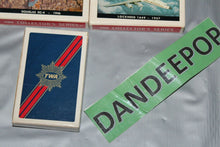 Load image into Gallery viewer, 5 Packs TWA Trans World Airlines Collector's Series Playing Cards Vintage
