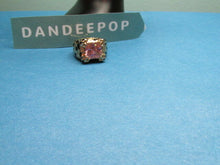 Load image into Gallery viewer, CYJL Leopard Pattern Gold With Pink Square Gemstone Ring Size 7 Fashion Jewelry
