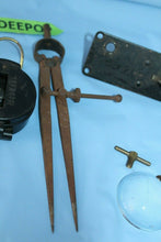 Load image into Gallery viewer, Vintage Engineer Drafting Science Navigation Lensatic And Metal Compass Tools
