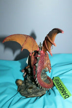 Load image into Gallery viewer, Vintage Medieval Legends Dragon Carved Statue Figure 8" Tall Collectibles
