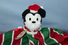 Load image into Gallery viewer, Hallmark Itty Bitty&#39;s Baby Mickey Disney Holiday Plush In Blanket
