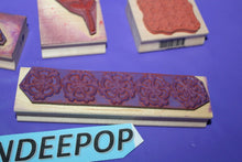 Load image into Gallery viewer, 5 Vicki Schreiner And Great Impressions Rubber Stamp Set Florals Plum Blossom
