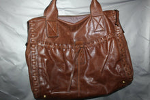 Load image into Gallery viewer, Kooba Brown Leather Designer Handbag Shoulder Bag Kristen Style F11042-41
