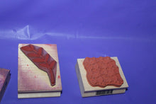 Load image into Gallery viewer, 5 Vicki Schreiner And Great Impressions Rubber Stamp Set Florals Plum Blossom
