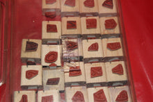 Load image into Gallery viewer, Stampin' Up! 40 Blocks 68 Assorted Piece Rubber Stamps Alphabet And Numbers
