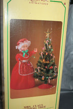 Load image into Gallery viewer, Rennoc Animations Mrs. Claus Figurine With 24" Christmas Holiday Tree
