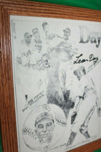 Load image into Gallery viewer, Leon Day Signed Sketch Print 17/50 Limited Perfect Game Opening Day 1940&#39;s
