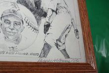 Load image into Gallery viewer, Leon Day Signed Sketch Print 17/50 Limited Perfect Game Opening Day 1940&#39;s
