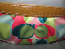 Load image into Gallery viewer, Coach Sateen Rare Soho Satin Pleated Scarf Print Clutch Handbag D0982-F13801
