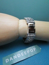 Load image into Gallery viewer, Crystal On Silver Women's Vintage Watch Jewelry
