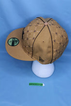Load image into Gallery viewer, New York Mets NY 59Fifty Baseball Brown Tan Repeat Logo Hat 7.5 New Era Fitted
