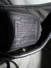 Load image into Gallery viewer, Coach Black Signature Logo Canvas Handbag JO771-F11193
