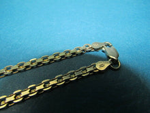 Load image into Gallery viewer, Vintage 925 Silver Double Chain Necklace Italy &amp; Star &amp; Stripe Hallmark Jewelry
