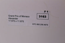 Load image into Gallery viewer, Grand Prix Of Monaco Alexander GTC Black Glass Framed Poster Art 12x18 3163 F1
