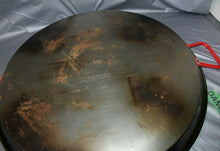 Load image into Gallery viewer, Large Metal Paella Cooking Pan With Red Handles 25"
