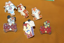 Load image into Gallery viewer, 7 Walt Disney Pin Trading Chip And Dale Chipmunk Hidden Mickey Cruise Line
