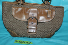 Load image into Gallery viewer, Coach Brown Vintage C Logo SoHo Mini Buckle Handbag DO4Q-7081
