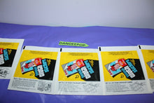 Load image into Gallery viewer, Vintage 6 Topps Empty Wrappers For Baseball Cloth Stickers

