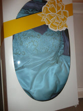 Load image into Gallery viewer, Dutch Satin Hand Beaded Professionally custom made Wedding Dress Sleeveless S/M

