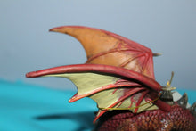 Load image into Gallery viewer, Vintage Medieval Legends Dragon Carved Statue Figure 8" Tall Collectibles
