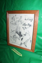 Load image into Gallery viewer, Leon Day Signed Sketch Print 17/50 Limited Perfect Game Opening Day 1940&#39;s
