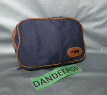 Load image into Gallery viewer, TWA Trans World Airlines Deluxe Toiletry Amenity First Class Original Filled Bag
