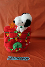 Load image into Gallery viewer, Hallmark Peanuts Snoopy Dog House Light Up Christmas Holiday Decor Musical Toy
