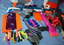 Load image into Gallery viewer, Nerf Modulus Regulator Mediator Modulus, Retaliator Elite, Vortex, Rebelle Lot
