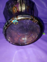 Load image into Gallery viewer, Hand Painted Glass Storage Display Art Container Jar With Lid 250ML 12" tall
