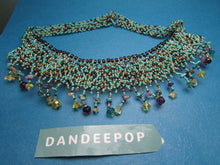 Load image into Gallery viewer, Multi Color Bead Cluster Bib Choker Necklace Jewelry

