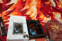 Load image into Gallery viewer, Harry Potter Loot Crate Gryffindor Blanket Trvl Bag Frame Ghost Charm Obliviate
