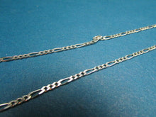 Load image into Gallery viewer, Vintage 925 Silver Small Link Chain W/ Star &amp; Lines Hallmark Necklace Jewelry
