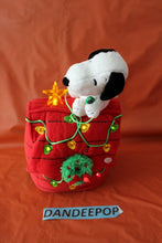 Load image into Gallery viewer, Hallmark Peanuts Snoopy Dog House Light Up Christmas Holiday Decor Musical Toy
