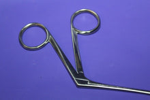 Load image into Gallery viewer, PS Stainless SCL 3" Angled Offset  Surgical Surplus Satin Finish Scissors  6"
