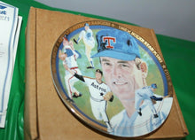 Load image into Gallery viewer, Strike Out Express Nolan Ryan Tanenbaum Hamilton Collection 23K gold rim Plate
