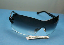 Load image into Gallery viewer, Versace Designer Black Gradient Lens Sunglasses Gem Embellished With Case COA
