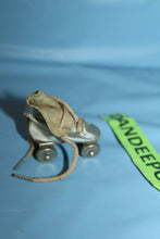 Load image into Gallery viewer, Mini Silver Roller Skate With Laces Novelty Vintage Keepsake Toy
