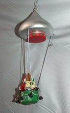 Load image into Gallery viewer, Hershey Chocolate Kiss Hot Air Balloon With Santa Souvenir Holiday Ornament

