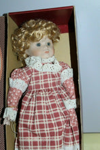 Load image into Gallery viewer, Seymour Mann 1988 JoAnn Porcelain Doll In Box 383 Macy's Toyland
