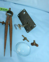 Load image into Gallery viewer, Vintage Engineer Drafting Science Navigation Lensatic And Metal Compass Tools
