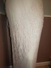 Load image into Gallery viewer, Vintage Beige Backless Sleeveless Dress with Embellishments

