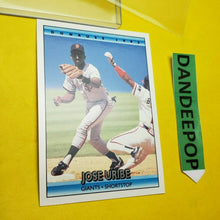 Load image into Gallery viewer, Jose Alta Uribe DonRuss 1991 Error Baseball Card 453 MLB Giants Shortstop
