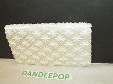 Load image into Gallery viewer, Vintage Du Barry White Embellished Sequin &amp; Bead Satin Clutch Handbag Hong Kong
